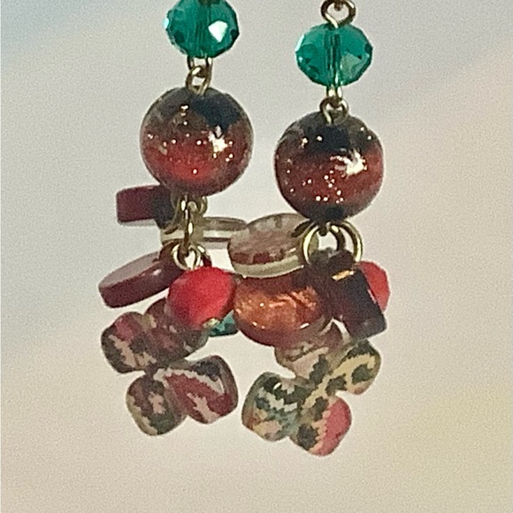 Lovely dangling Etro earrings - Picture 2 of 4